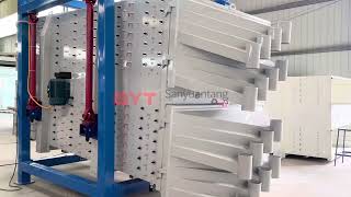 14 layers square gyratory screen vibrating sifter separator for silica [upl. by Milissa]