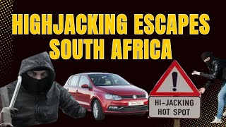 Escaping Hijackers in South Africa  Criminal Carjacking Gangs [upl. by Rratsal]