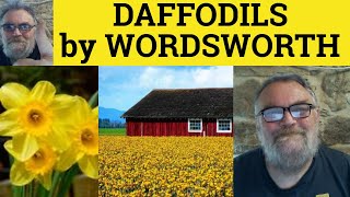 🔵 Daffodils Analysis  Daffodils by William Wordsworth Explained  I Wandered Lonely as a Cloud [upl. by Cortie]