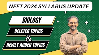 Biology Deleted Portions  NEET 2024 Reduced syllabus [upl. by Wehttan]