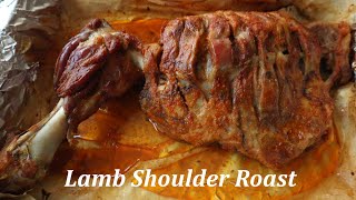 Whole Lamb Shoulder Roast in Oven  Whole Lamb Leg Roast in Oven Eid Special Eid Recipes [upl. by Earlene246]