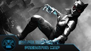 Batman Arkham City  Police Brutality  Predator Map 2 as CatWoman 15367 [upl. by Delphinia140]