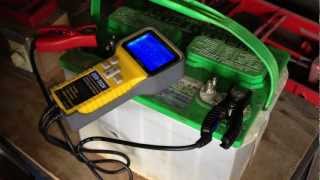 Lead Acid Battery Desulfation Using Epsom Salt Attempting to use Capacitive Charger Part 5 of 6 [upl. by Ennahtebazile423]