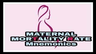 Maternal Mortality rate  Mnemonics  Maternal mortality ratio  Causes of Maternal Mortality [upl. by Atilrep547]