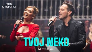 PEDJA JOVANOVIC feat ANDJELA KELEMAN  TVOJ NEKO  LIVE  151123 MTS DVORANA [upl. by Adiell]