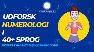 Udforsk numerologi på dansk  Explore Numerology in Danish numerology [upl. by Aundrea]