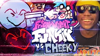 CHEEKY PUT DOWN THE NINE  Friday Night Funkin  Vs Cheeky 20 Mod Full Weeks 1  2 [upl. by Avehs]