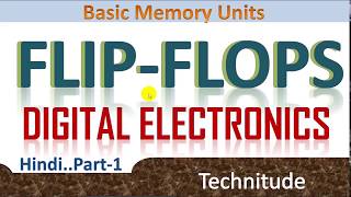 Understanding basics of FlipFlop  Digital Electronics RS JK T D using NAND Gate  Nor Gate [upl. by Rudelson]