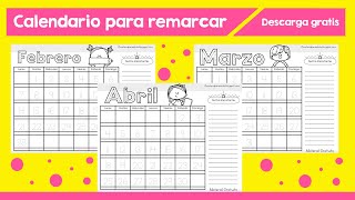 CALENDARIO PARA REMARCAR 2022 [upl. by Llerraj]