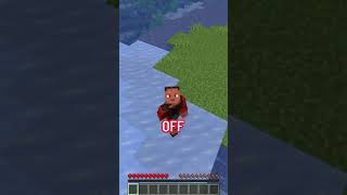 Walking On Water Without Frost Walker Boots minecraft [upl. by Imit]