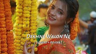 Dekhne walon ne  Slowed  Reverb Hindi song [upl. by Ayahc]