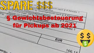 Hubraum    KFZSteuer für Pickups ab 2021  ct0f 92 [upl. by Hightower]