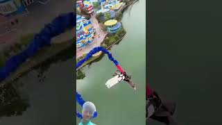 1519 fun at the 😬 part1919 water park trampoline vlog assument funny tranding shorts [upl. by Axe]