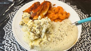 Cajun Shrimp Fish Eggs amp Grits  Cook With Me [upl. by Muller]