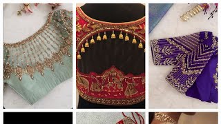 10 Stunning Latest Bridal Blouse designsBridal Maggam Work Blouse designs fashionhut [upl. by Gusti117]