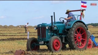 Deutsche Meisterschaft im OldtimerPflügen  44  Historic Plowing Rally [upl. by Ahk]