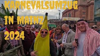 Karnevalsumzug Mainz 2024 Volle Länge 4K Mainz Karneval [upl. by Fraya]