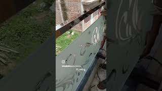 Glass railing works Varanasi shortsvideo sssteelrailings stainlesssteelrailing ssfrontrailing [upl. by Ellimac77]