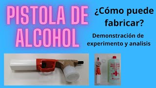 Pistola de Alcohol ¿Cómo puede fabricar Prueba Analisis Piezoeléctrico Piezoelectricidadchispa [upl. by Apfel]