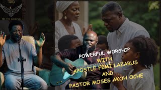 APOSTLE FEMI LAZARUS PASTOR MOSES AKOH OCHE  MINISTRATION  WORSHIP  LIGHT NATION CHURCH [upl. by Yelich]