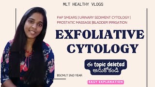 Exfoliative cytology Bscmlt MLT HEALTHY VLOGS [upl. by Aiasi]