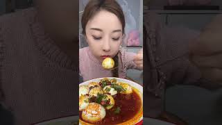 Mukbang eating show asmr food eatingsounds ytshort shorts [upl. by Arissa]