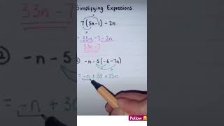 Expanding bracket  how to expand and simplify  math ka easy tricks  shorts maths shortsfeed [upl. by Kacie]