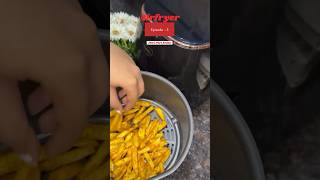 Air fryer Episode 3 French Fries❤️ delhifoodie food puri viral oilfreesnacks shorts love [upl. by Piane]