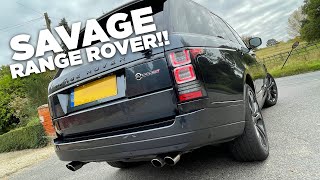 Range Rover SVAutobiography Review  Driven HARD  SCARING US [upl. by Benedix846]