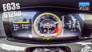 MercedesAMG E63s 612hp  0250 kmh RACE START 60FPS [upl. by Bouton]