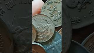 1 re Cross CoinCopper Nickel 1 re 2 rs n 5 rs Coin coin [upl. by Enyamrahc651]