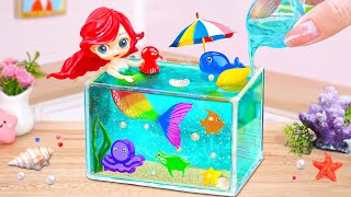 Special Mermaid Princess Jelly Cake Decorating 🤩 Making Mini Fruit Jelly Cake By Yummy Little Cakes [upl. by Attelrak946]