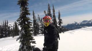 RevelStoke Canada quotThe Monsterquot Turbo Snowmobiles [upl. by Jocelyne531]