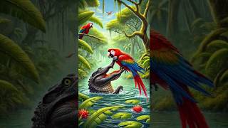 Los dos loros🦜🦜 inprudentes animales animalistas animals cuentosconmoraleja [upl. by Erodaeht331]