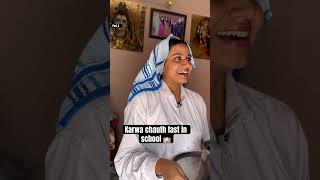 Part3 karwa chauth fast in school 🏫 comedy shortsfeed ytshorts shorts viralvideo trending [upl. by Reisfield]