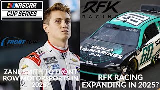 Zane Smith To Front Row Motorsports In 2025  RFK Racing Expanding In 2025 [upl. by Spike]