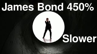 James Bond Theme 450 Slower [upl. by Aihsemek606]