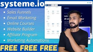 Systeme Io Review In Hindi  Systeme Io Tutorial In Hindi  SystemeIo [upl. by Einnob]