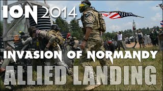 ION Paintball 2014 Allied Landing  Invasion of Normandy at Skirmish in Jim Thorpe PA [upl. by Egnalos978]