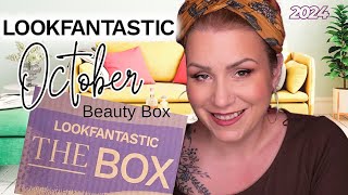 LOOKFANTASTIC OCTOBER 2024 BEAUTY SUBSCRIPTION BOX UNBOXING [upl. by Kenimod]