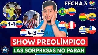 PREOLÍMPICO SUB23 RUMBO A PARÍS 2024🔥FECHA 3⚡PREDICCIÓN ANÁLISIS y TABLA DE POSICIONES [upl. by Enaled]