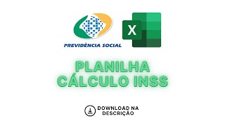 Planilha Cálculo INSS  2021 [upl. by Simetra]