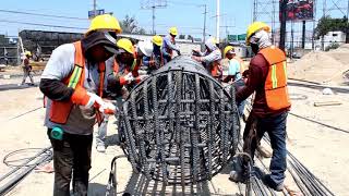 Proceso de armado de pila cimentacion profunda [upl. by Anihsit37]