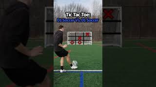 Soccer Vs Soccer TIC TAC TOE CHALLENGE Shorts [upl. by Annel859]