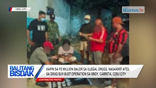 Balitang Bisdak Kapin sa P2 million nga illegal drugs nasakmit gikan sa 41anyos nga lalaki [upl. by Sterne]