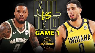 Milwaukee Bucks vs Indiana Pacers Game 1 Full Highlights  2024 ECR1  FreeDawkins [upl. by Atival]