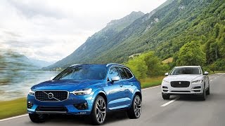 2018 Volvo XC60 vs 2017 Jaguar FPace [upl. by Maisey]