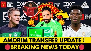 🚨BREAKING NEWS MAN UTD EYE SWAP OSIMHENZIRKZEE VIKTOR GYOKERES TRANSFER AMORIM NOW THINKS mufc [upl. by Boles]