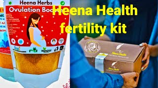 Heena health fertility kit Ke bare main fertility kit order ki hai subscribe channelMrs Anu Vlog [upl. by Koetke]