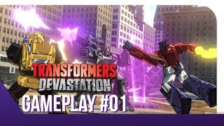 Transformers Devastation 01  Gameplay  TF Overdrive [upl. by Saalocin502]